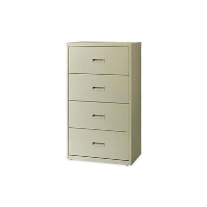 Lateral File Cabinet, 4 Letter/Legal/A4-Size File Drawers, Putty, 30 x 18.62 x 52.5