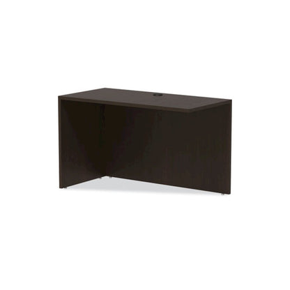 Alera Valencia Series Reversible Return/Bridge Shell, 47.25w x 23.63d x 29.5h, Espresso