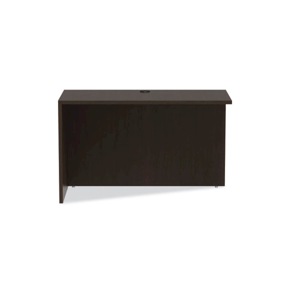 Alera Valencia Series Reversible Return/Bridge Shell, 47.25w x 23.63d x 29.5h, Espresso