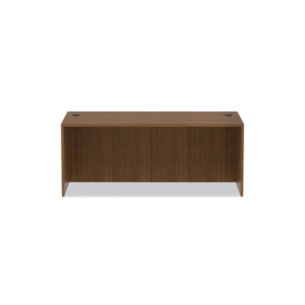 Alera Valencia Series Straight Front Desk Shell, 71" x 35.5" x 29.63", Modern Walnut