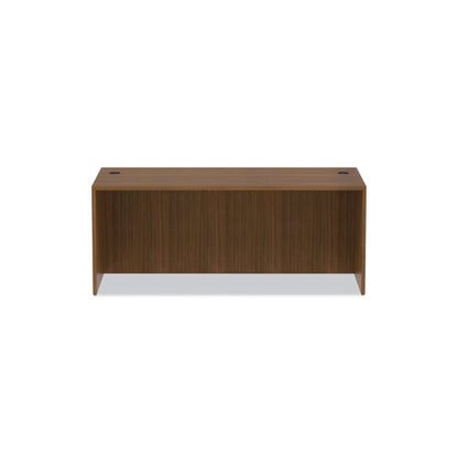 Alera Valencia Series Straight Front Desk Shell, 71" x 35.5" x 29.63", Modern Walnut