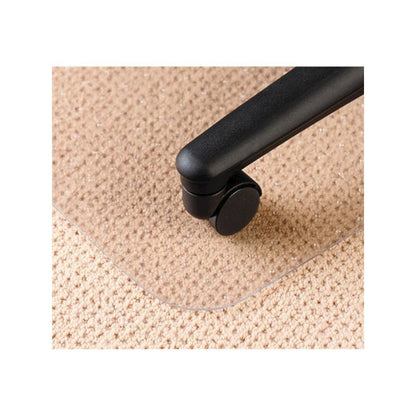 Deflecto EconoMat for Carpet - Carpeted Floor - 60" Length x 46" Width - Vinyl - Clear - 1Each