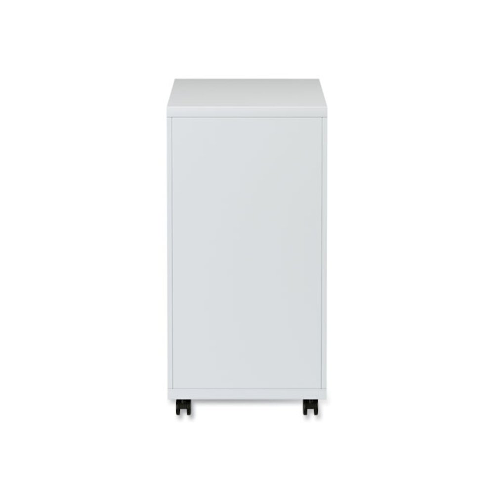 File Pedestal with Full-Length Pull, Left/Right, 3-Drawers: Box/Box/File, Legal/Letter, Light Gray, 14.96" x 19.29" x 27.75"