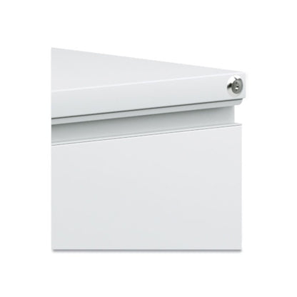 File Pedestal with Full-Length Pull, Left or Right, 2 Legal/Letter-Size File Drawers, Light Gray, 14.96" x 19.29" x 27.75"