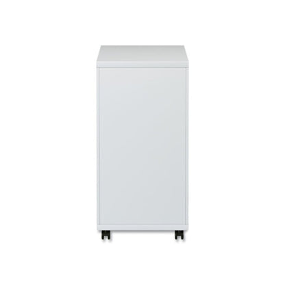 File Pedestal with Full-Length Pull, Left or Right, 2 Legal/Letter-Size File Drawers, Light Gray, 14.96" x 19.29" x 27.75"