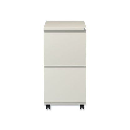 File Pedestal with Full-Length Pull, Left or Right, 2 Legal/Letter-Size File Drawers, Putty, 14.96" x 19.29" x 27.75"