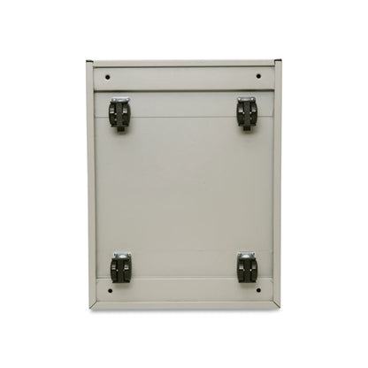 File Pedestal with Full-Length Pull, Left or Right, 2 Legal/Letter-Size File Drawers, Putty, 14.96" x 19.29" x 27.75"