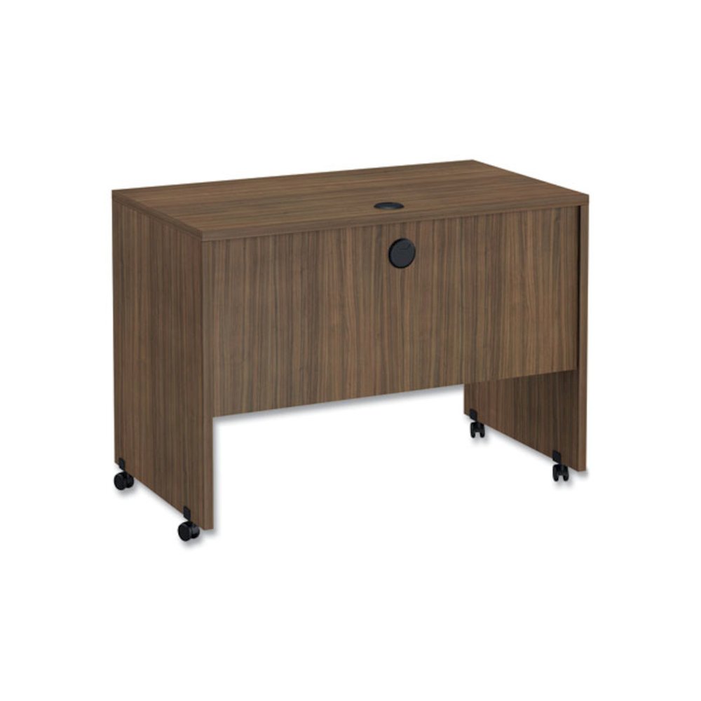 Alera Valencia Series Mobile Workstation Desk, 41.38" x 23.63" x 30", Modern Walnut