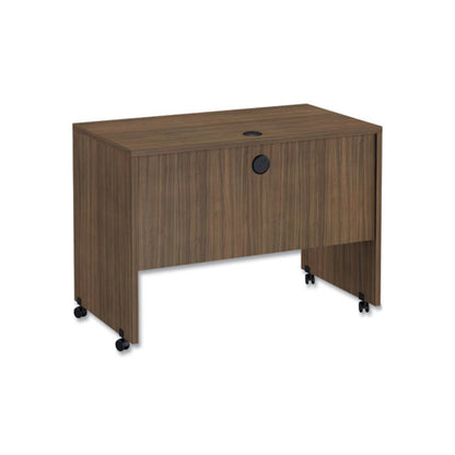 Alera Valencia Series Mobile Workstation Desk, 41.38" x 23.63" x 30", Modern Walnut