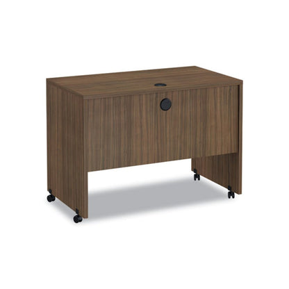 Alera Valencia Series Mobile Workstation Desk, 41.38" x 23.63" x 30", Modern Walnut