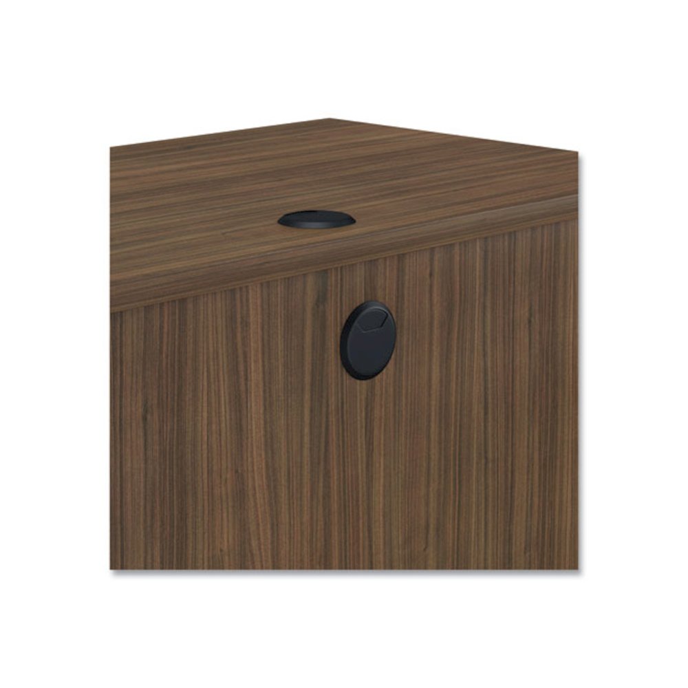 Alera Valencia Series Mobile Workstation Desk, 41.38" x 23.63" x 30", Modern Walnut