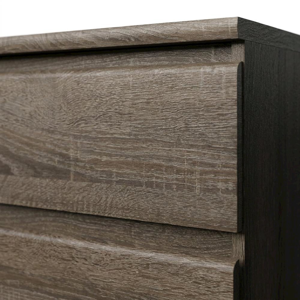 Brown 2 Drawer Nightstand - Stylish Night Stand with Drawers for Bedroom