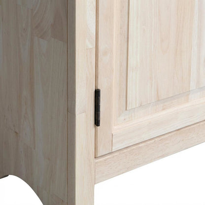 Unfinished Jelly Cabinet with Spacious Storage and Durable Construction