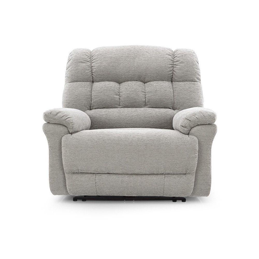Oversized Recliner Chair for Big and Tall Adults – Power Zero Gravity Recliner with Wide Seat,  Heavy-Duty Big Man, Supports Up to 450 lbs, Gray