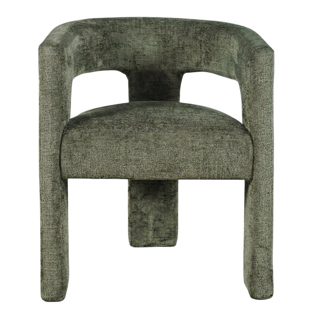 Jacquard Sculpture Accent Chair for Living Room or Bedroom, Forest