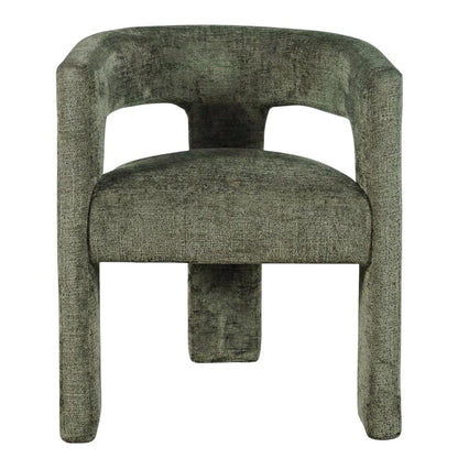Jacquard Sculpture Accent Chair for Living Room or Bedroom, Forest
