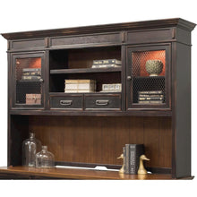 Hartford Wood Hutch With Wire Mesh Doors, Black