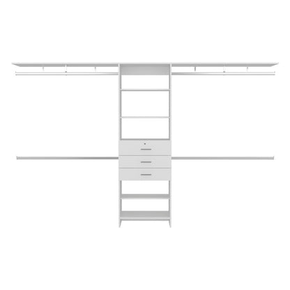 Taos Closet Organization System, Badroom, White