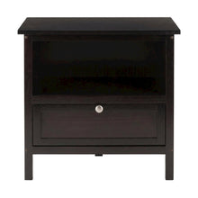 Solid Wood Corner TV Stand With Storage Flip Down Door And Open Shelf
