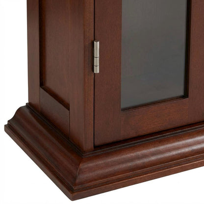 Media Storage Cabinet, Glass Doors, 4 Adjustable Shelves