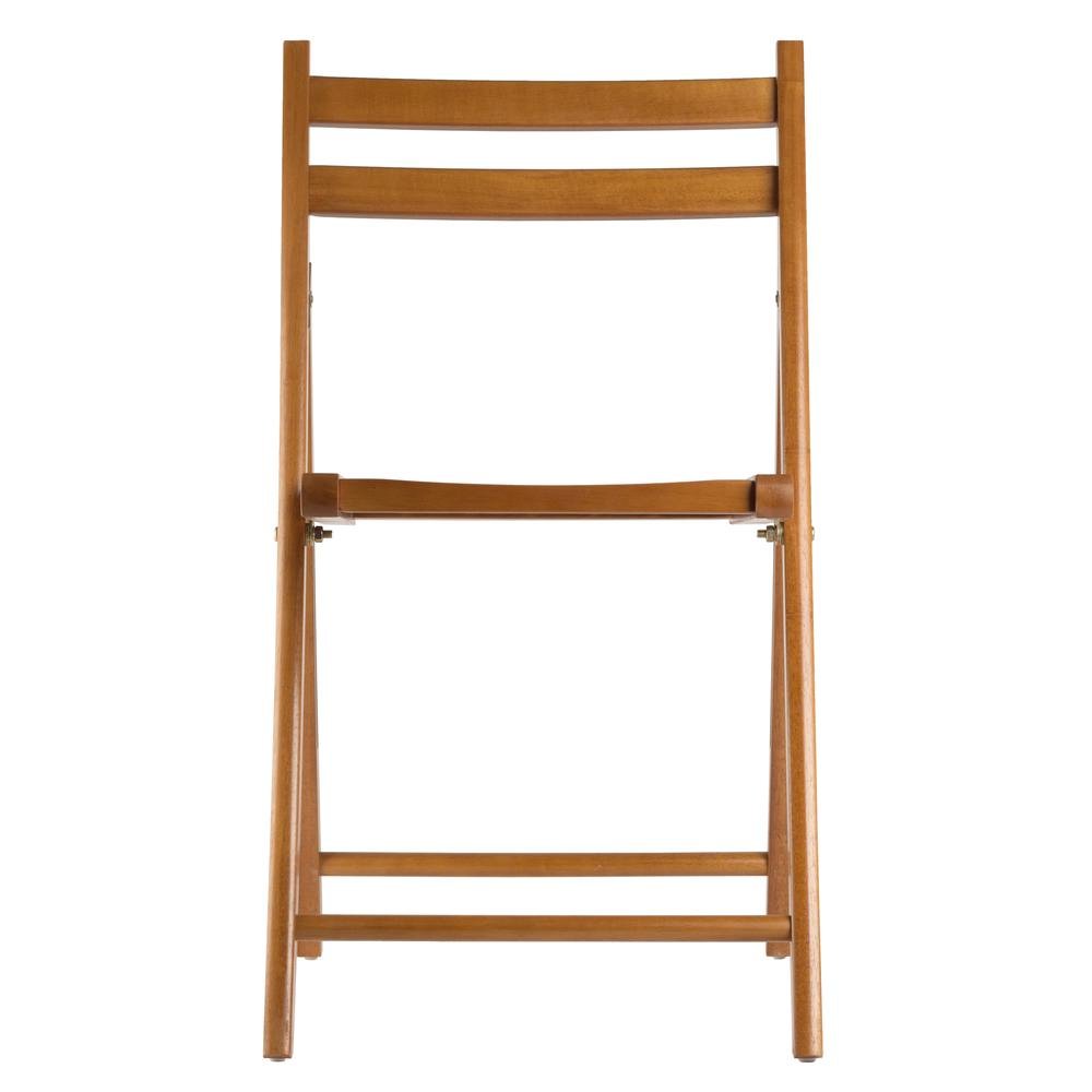 FurniFact Solid Teak Wooden Folding Chairs – Set of 4
