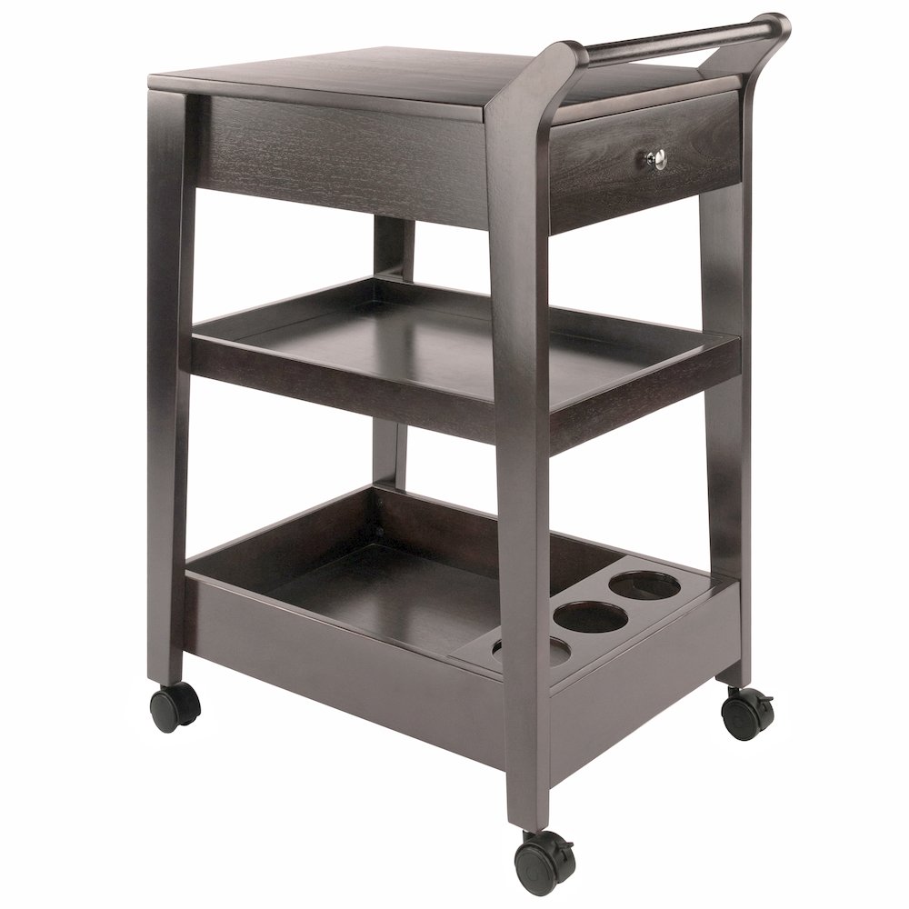Jeston Entertainment Cart, Oyster Gray