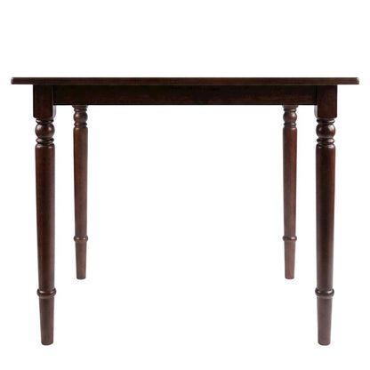 Walnut Small Square Dining Table – Solid Wood Kitchen Table for Spaces