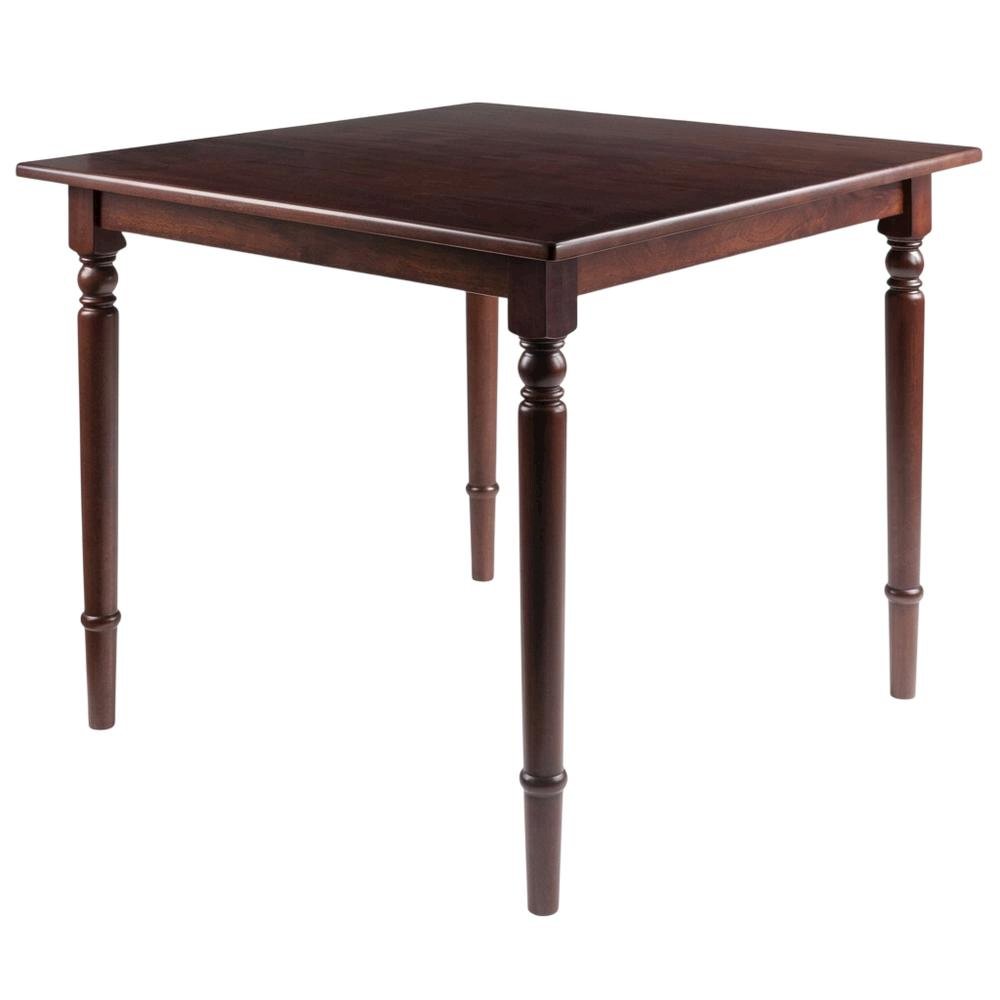 Walnut Small Square Dining Table – Solid Wood Kitchen Table for Spaces