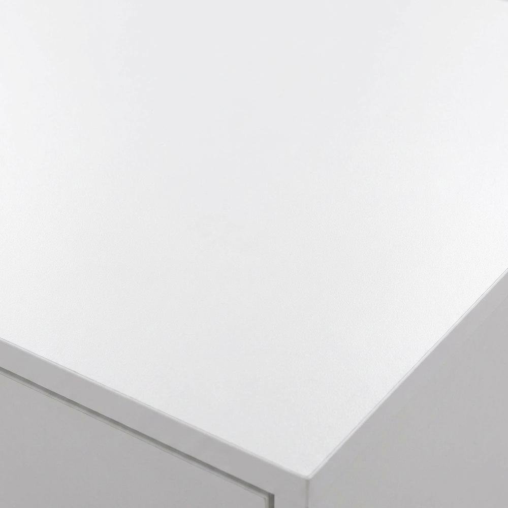 White Office Storage Cabinet With Drawers, Storage Cabinet On Wheels