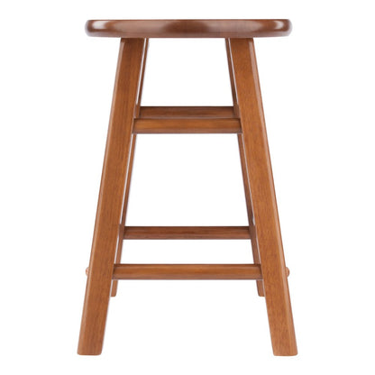 Element 2-Pc Dining Stool Set, Teak
