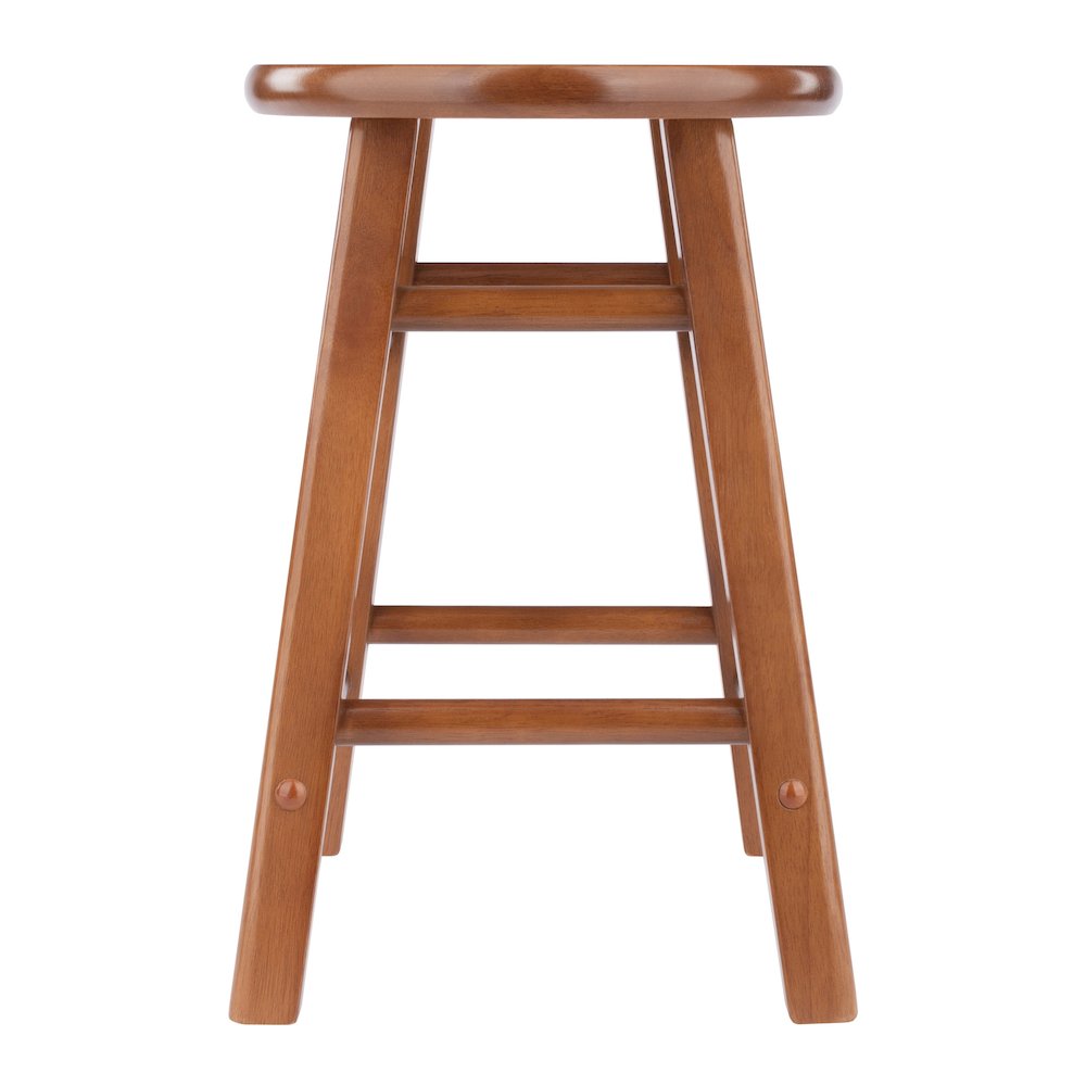 Element 2-Pc Dining Stool Set, Teak