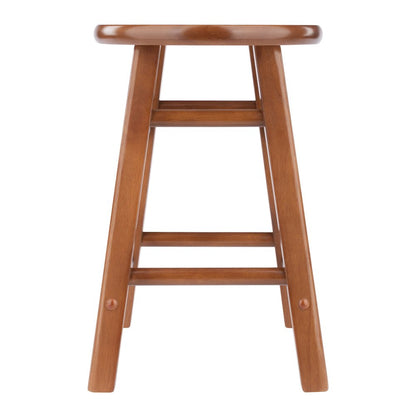 Element 2-Pc Dining Stool Set, Teak