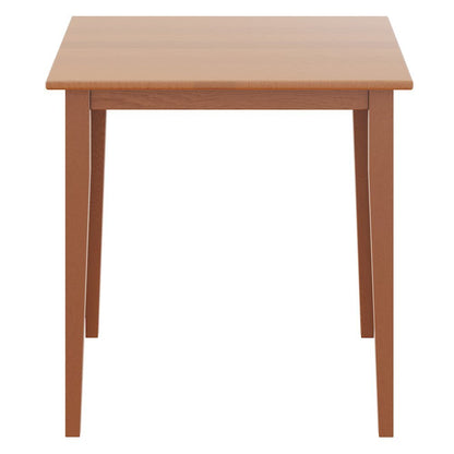 FurniFact Light Oak Small Square Dining Table with Shaker Legs