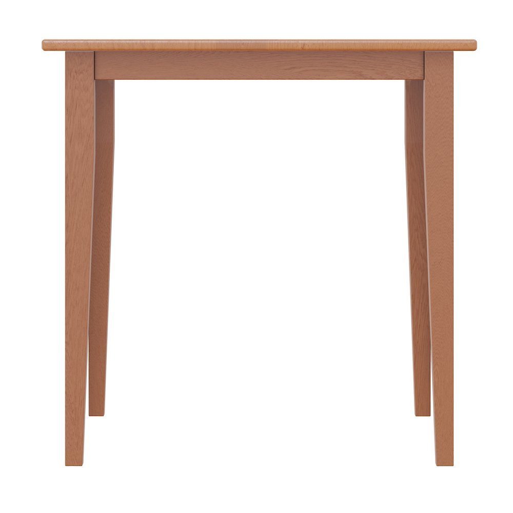 FurniFact Light Oak Small Square Dining Table with Shaker Legs