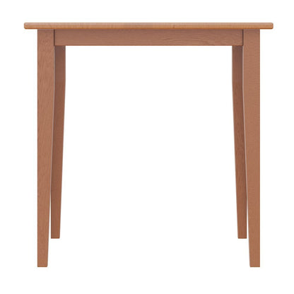 FurniFact Light Oak Small Square Dining Table with Shaker Legs