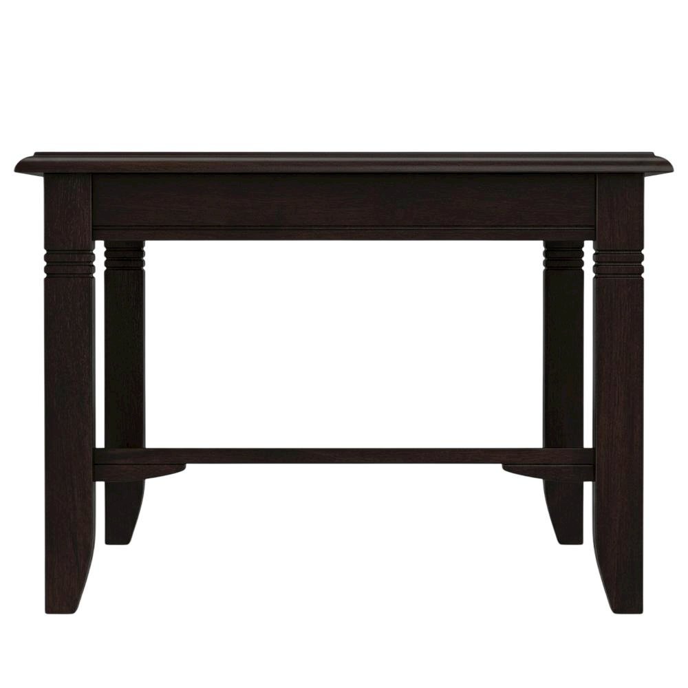 Coffee Table, Brown Finish, Lower Open Shelf, Center Living Room