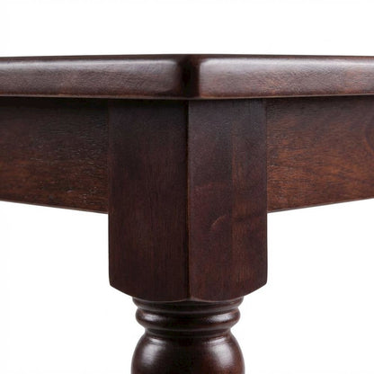 Walnut Small Square Dining Table – Solid Wood Kitchen Table for Spaces