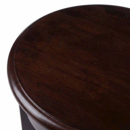 Farmhouse  Solid Wood End Table With Drawer For Living Room