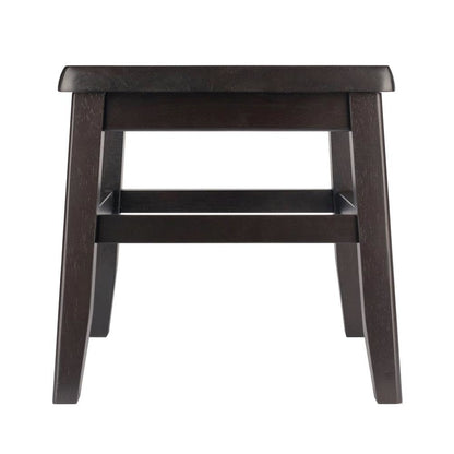 2-PC Conductor Stool Set, Solid Wood, Square Design, Center Handle