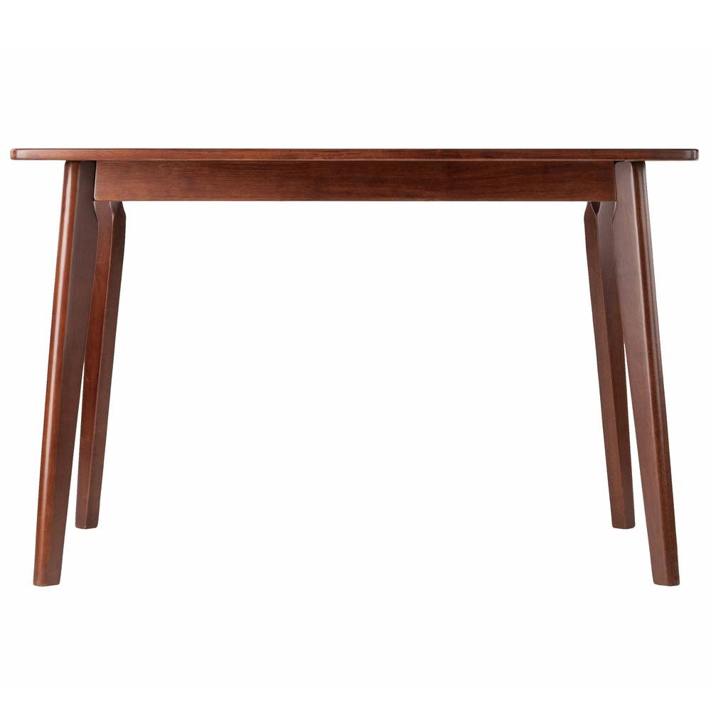 Rectangular Solid Wood Dining Table With Smooth Edges For Kitchen Or Dining