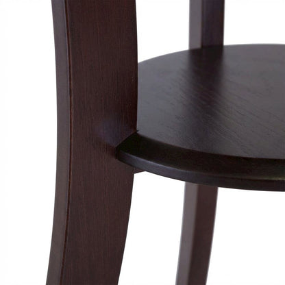 Round Accent Table, Brown, Drawer, Round Shelf, End Table