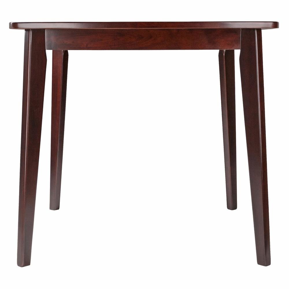 Walnut Square Dining Table – Compact Solid Wood Kitchen Table for Small Spaces