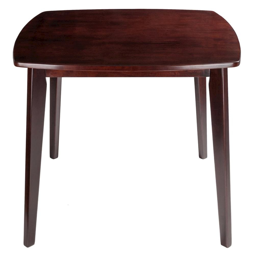 Walnut Square Dining Table – Compact Solid Wood Kitchen Table for Small Spaces