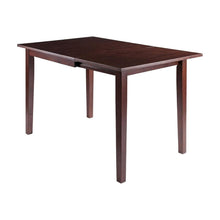 Solid Wood Drop Leaf Dining Table Set For 2 With Chairs In Walnut Finish