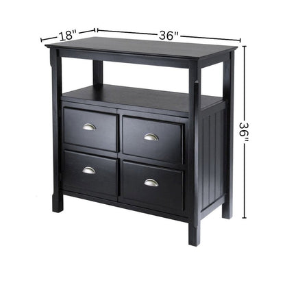 Buffet Table, Two Door Cabinet, Sideboard Server Console