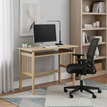 Honey Finish Printer Table, Solid and Composite Wood for Computer Workstations