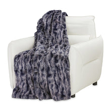 Solo 54"x72" Faux-Fur Throw - Marine