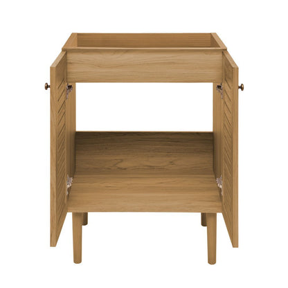 Bron 24" Freestanding Bathroom Vanity Cabinet without Top in Golden Oak