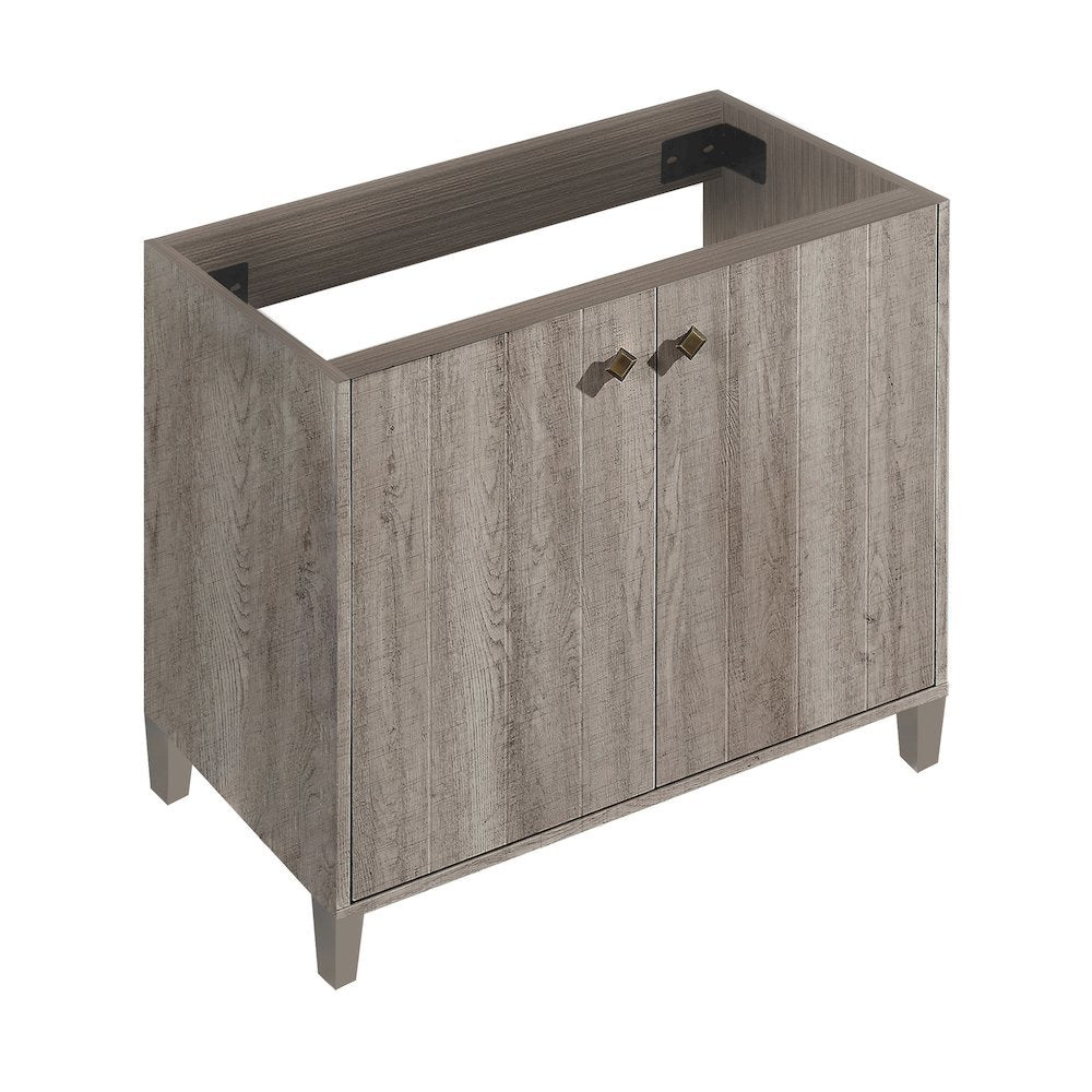 Eclair 36" Bathroom Vanity in Oak - Cabinet Only