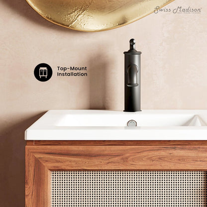 18" Ceramic Square Vanity Sink Top